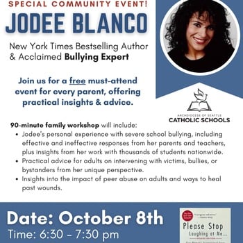 Parent Education - Anti-Bullying Expert Jodee Blanco
