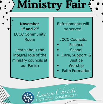 Ministry Fair Weekend