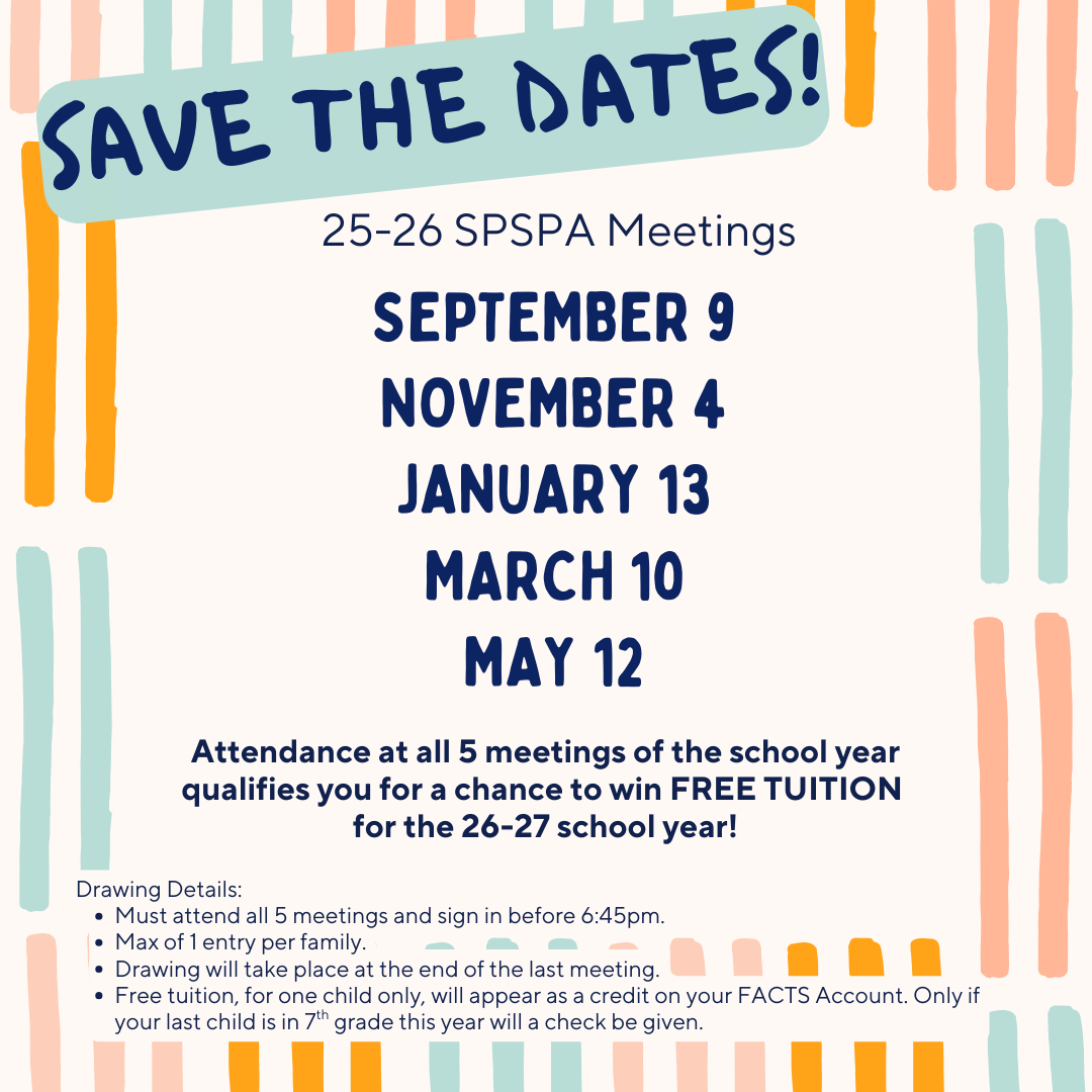 Parents' Club Meeting Dates