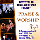 Praise and Worship Evening for the Parish- EVERYONE IS WELOME!