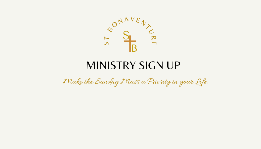 Ministry sign Up Here