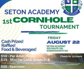 Seton Academy 1st Cornhole Tournament