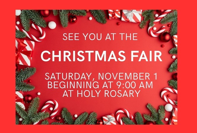 The Parish Christmas Fair is Almost Here