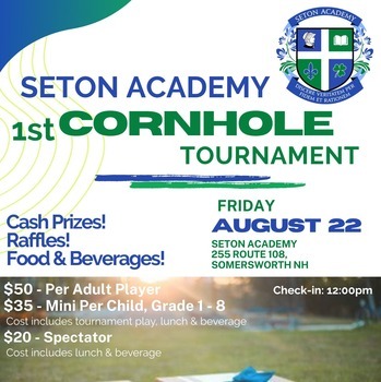 Seton Academy 1st Cornhole Tournament