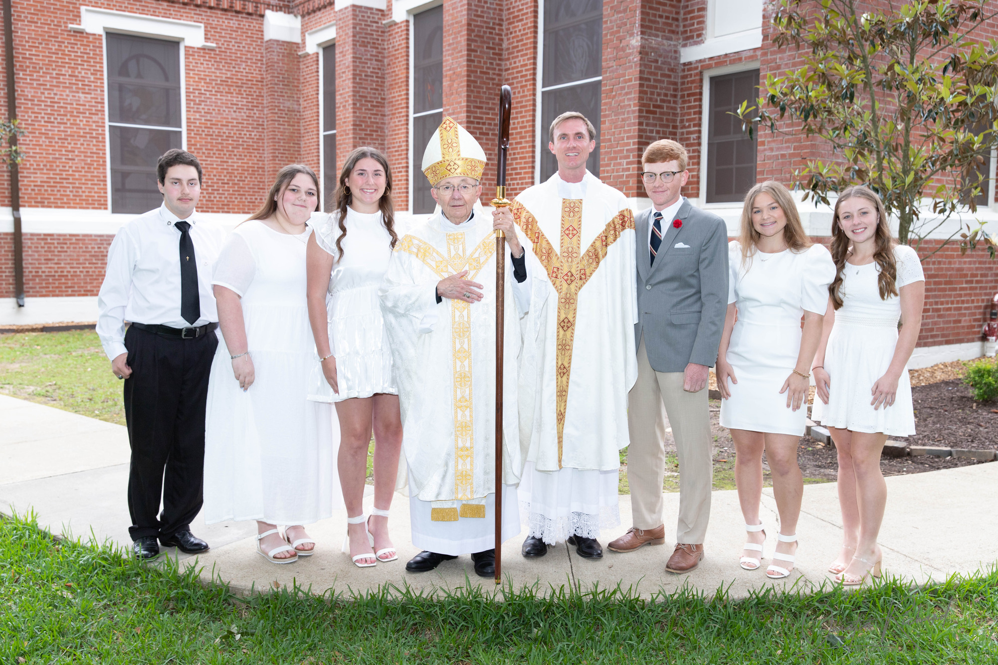 Confirmation St. John the Evangelist Catholic Church Mermentau, LA