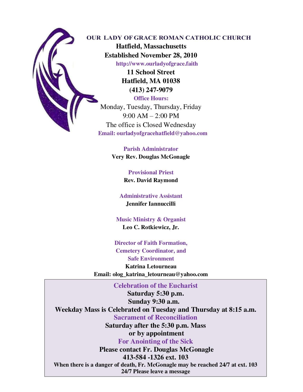 march 22, 2026 Bulletin