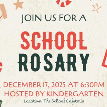 VMS Family Rosary - Led by Kindergarten