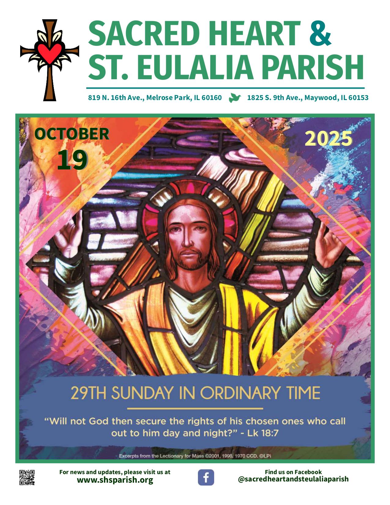 october 19, 2025 Bulletin
