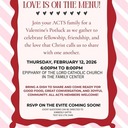 ACTS Fellowship Potluck - Love is on the Menu