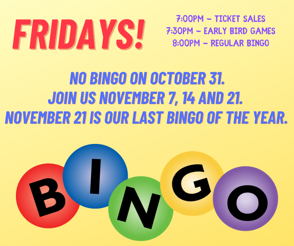 Informational image about Bingo