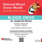 Knights of Columbus Blood Drive January 25