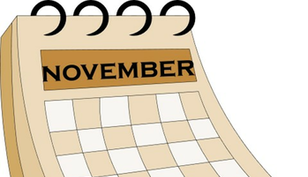 Mark Your Calendar for these Dates