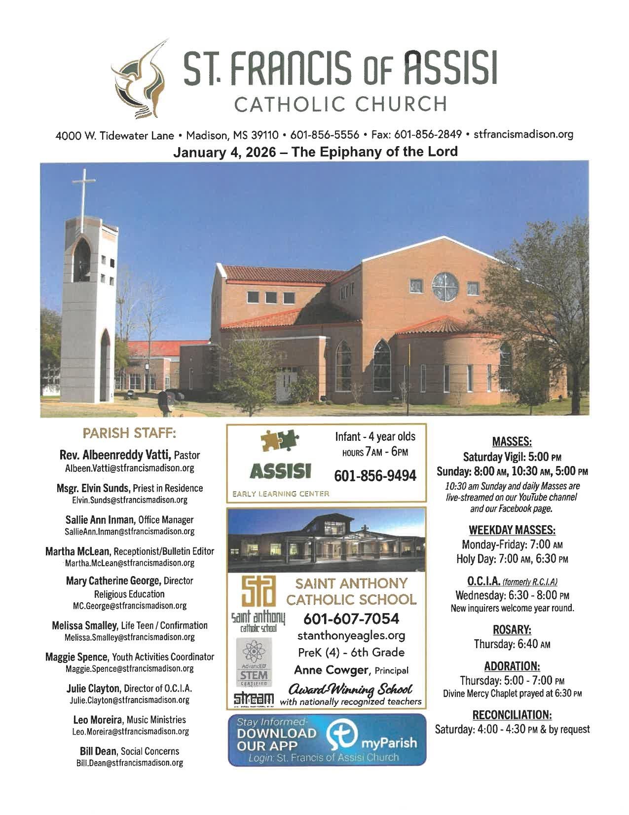 january 4, 2026 Bulletin