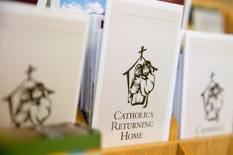 image of brochure titled Catholics Coming Home