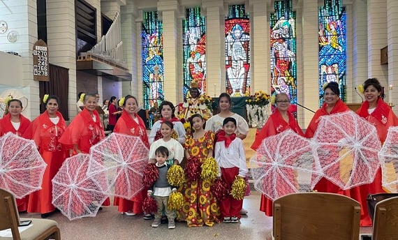 Newman Filipino Community Celebrates the Feast of Santo Nino