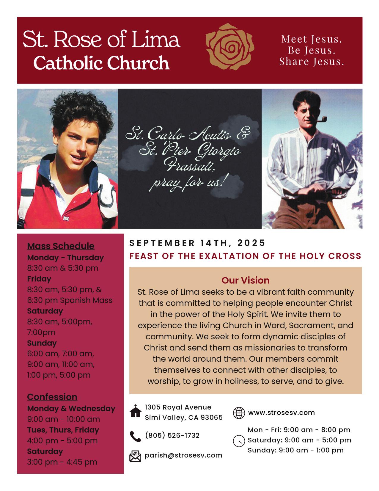 september 14, 2025 Bulletin