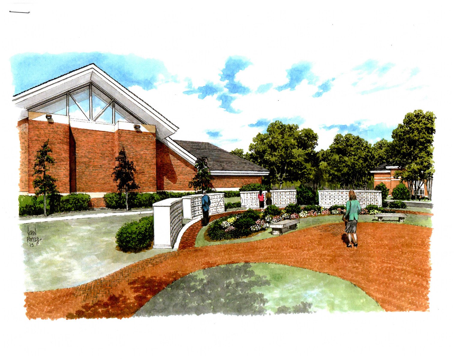 St. John the Apostle Catholic Church School Virginia Beach, VA Columbarium