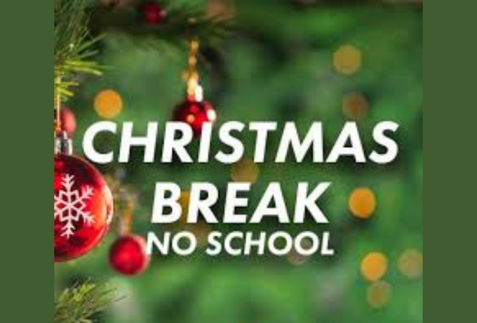 End of Christmas Break- No school