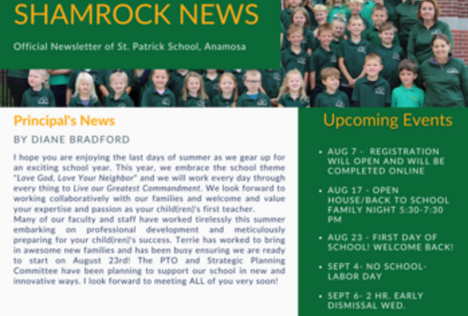 Shamrock News Vol. 3 Issue 1