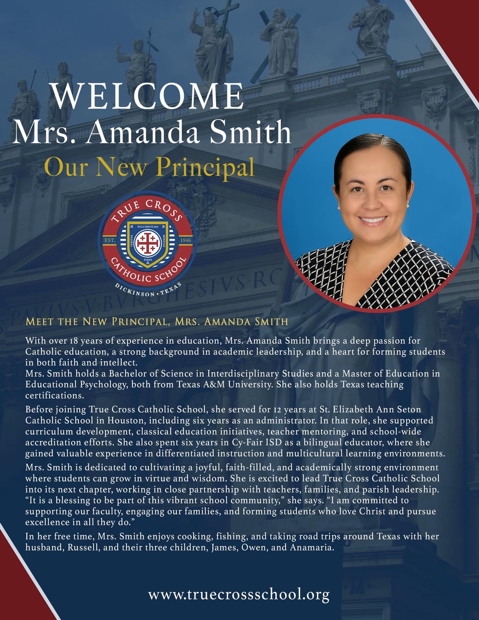 Welcome, Mrs. Smith!