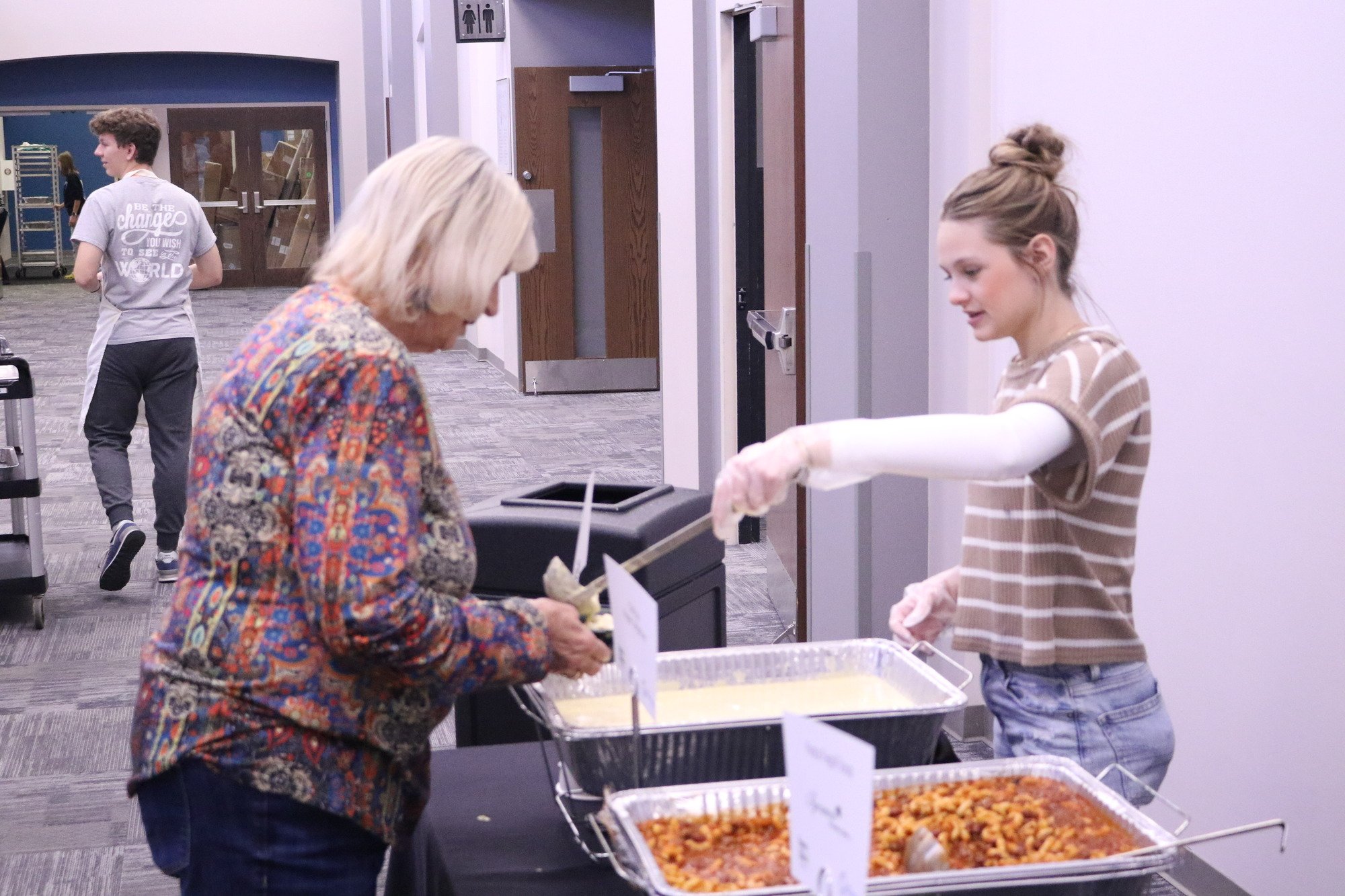 soup bowl benefit, bowls, hand crafted, Maryland Community Church, event, ladle, vegetable soup