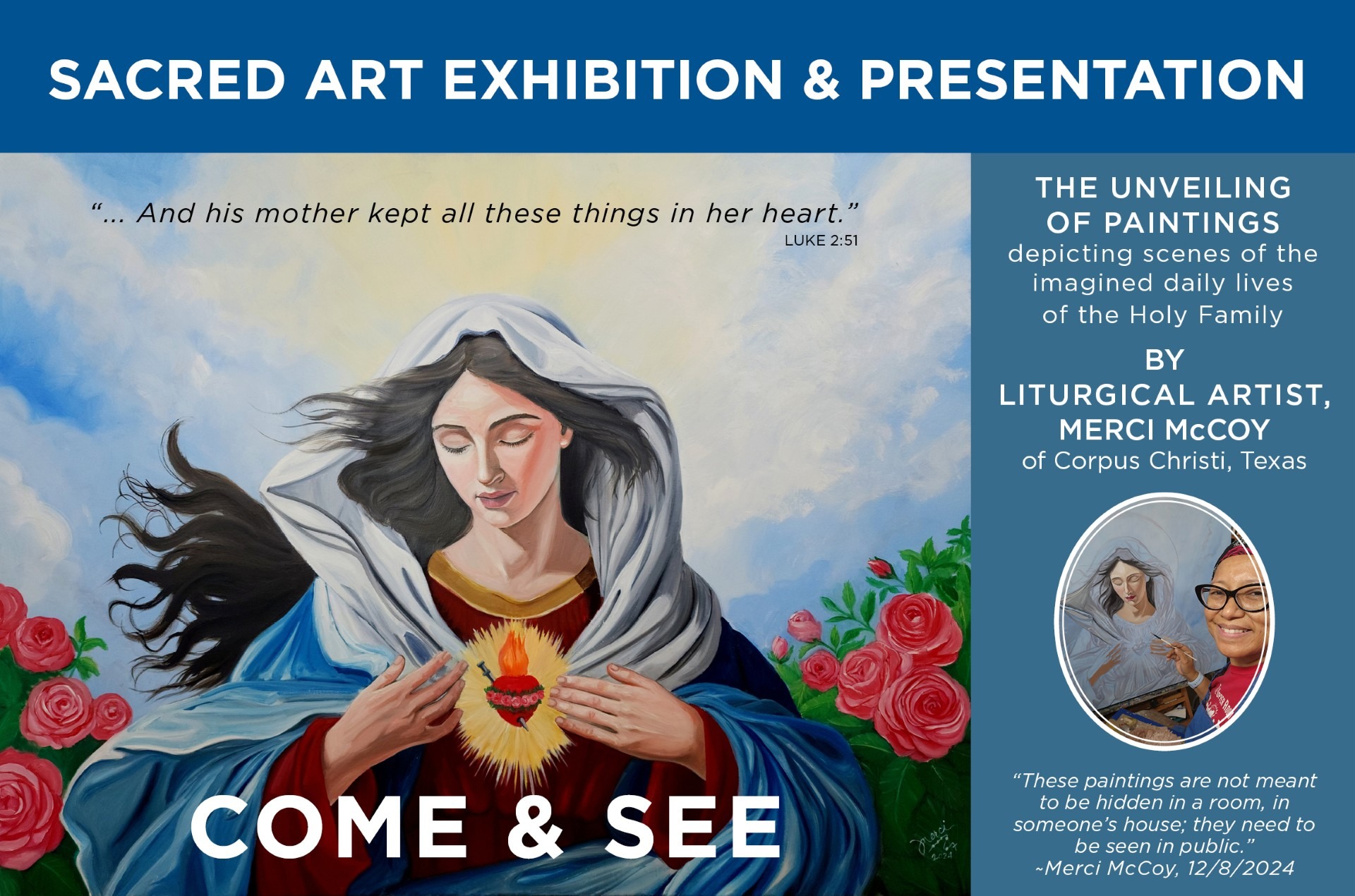 Come and See - Sacred Art Exhibition & Presentation 