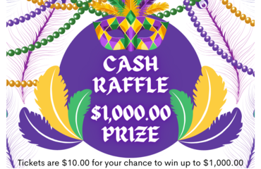 Cash Raffle Tickets On Sale!