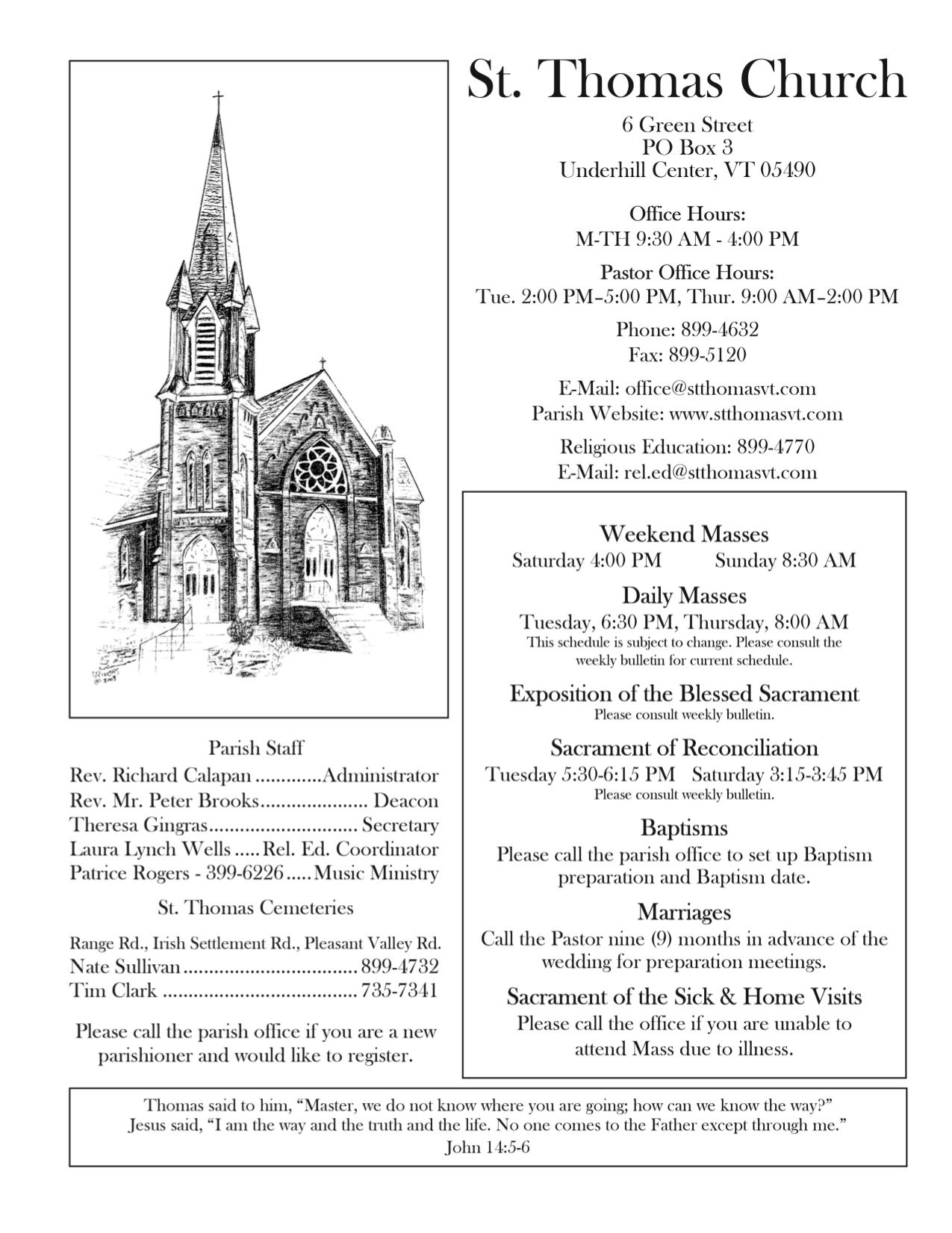 april 24, 2022 Bulletin
