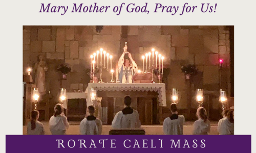 Rorate Caeli Mass