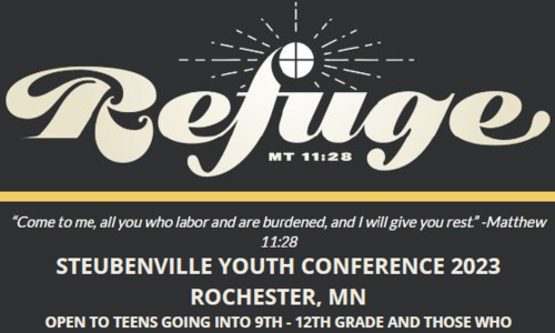 Register for Steubenville Youth Conference! July 5-10