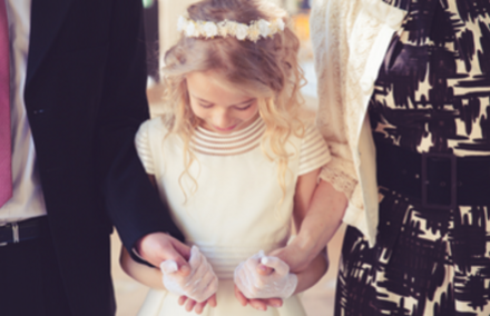 First Communion Rehearsal for Saturday