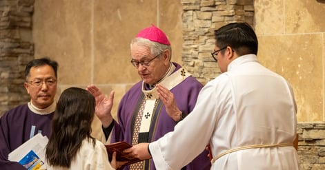 Archbishop Thomas celebrates Pastoral Installation of Fr. Jea Sik Park