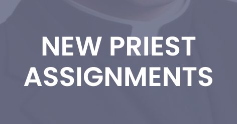 2025 New Priest Assignments
