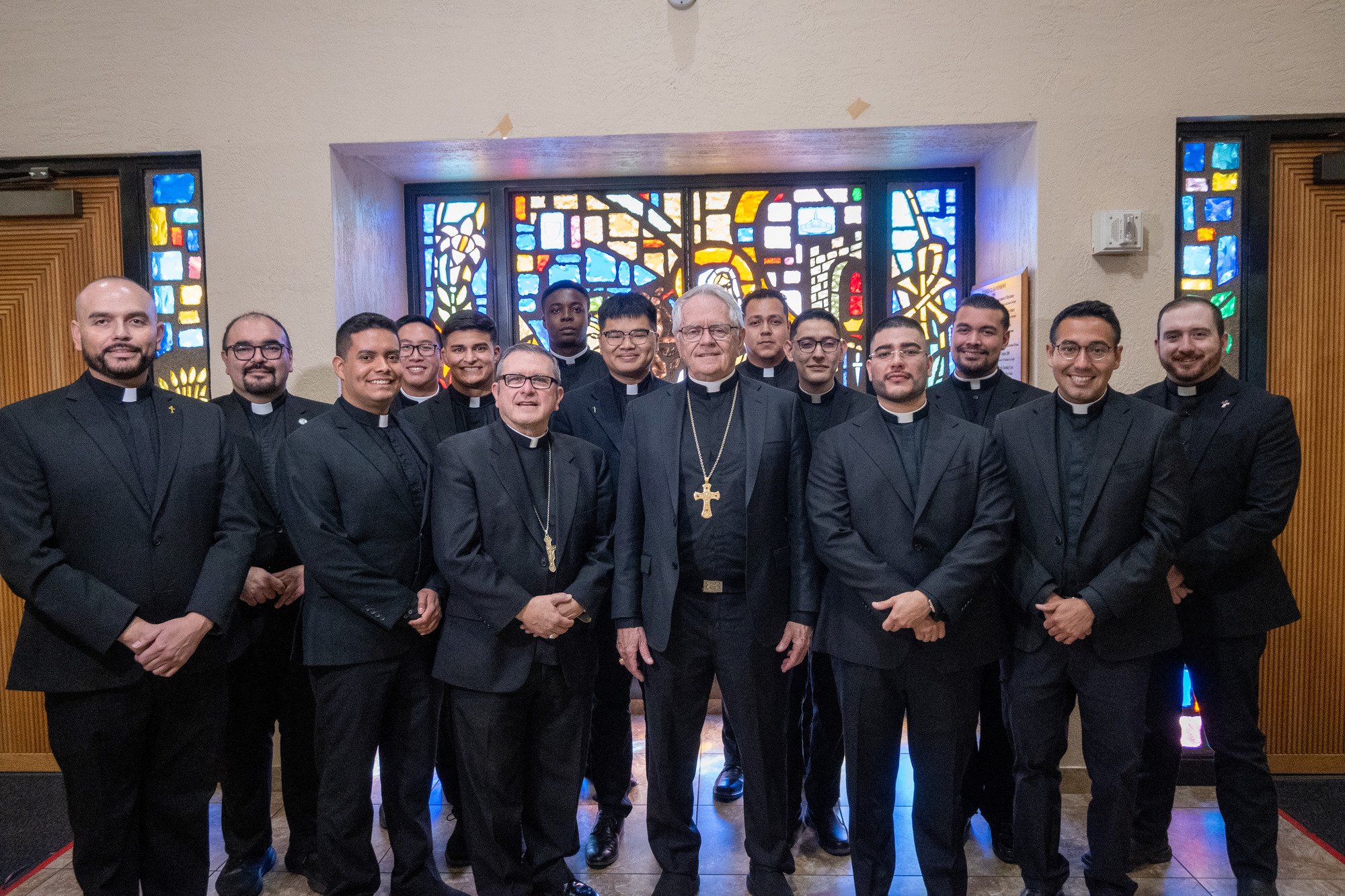 Seminarians with Archbishop Thomas