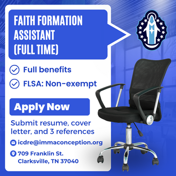 Employment Opportunities at Immaculate Conception Church