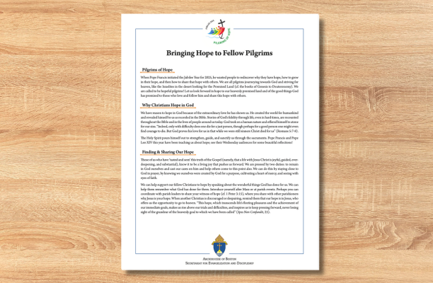 Bringing Hope to Fellow Pilgrims