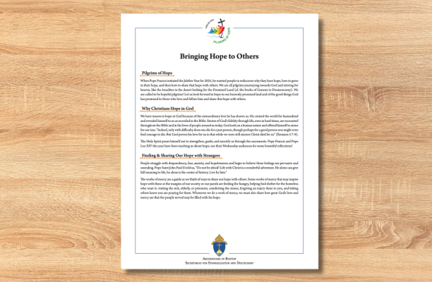 Bringing Hope to Others