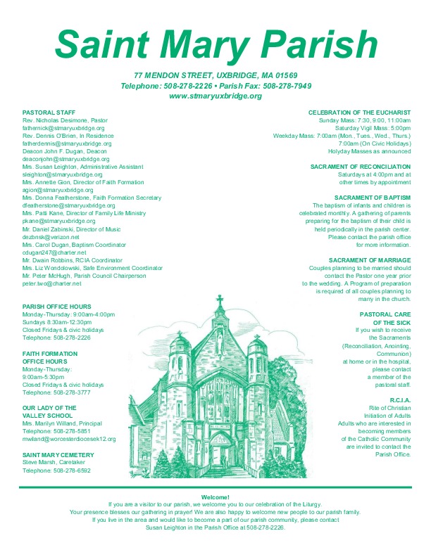 january 21, 2018 Bulletin