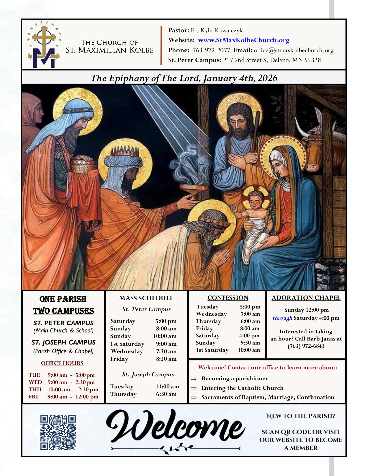 january 4, 2026 Bulletin