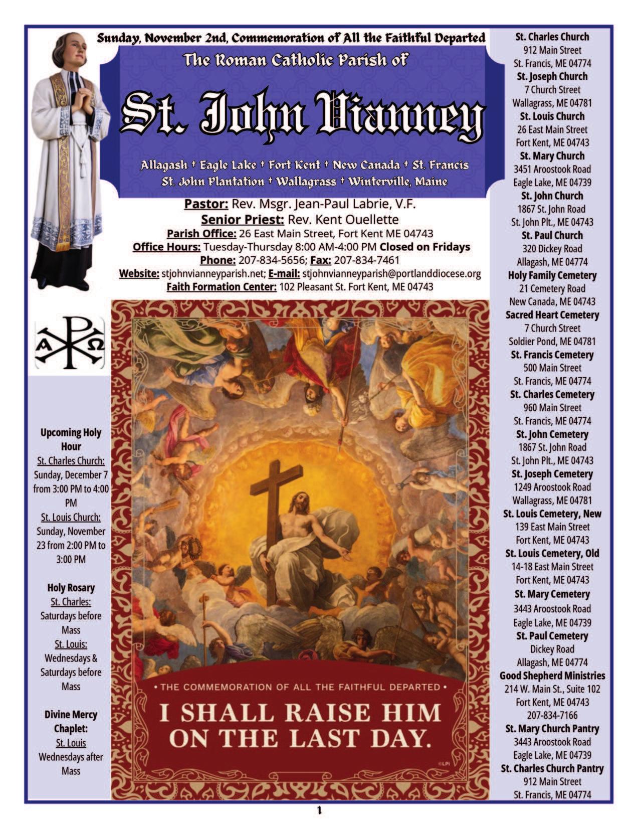 november 2, 2025 Bulletin