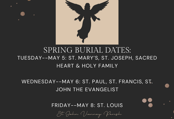 Spring Burial Dates