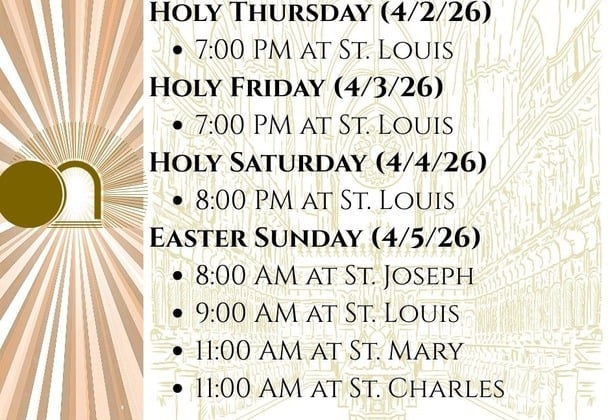 Holy Week Masses