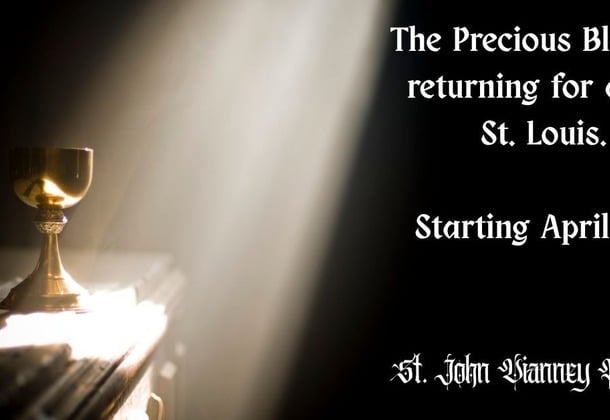 At St. Louis, the Precious Blood Is Returning for All