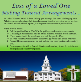 Loss of a Loved One: Making Funeral Arrangements...
