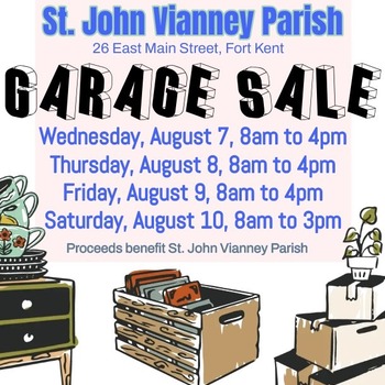St. John Vianney Parish Garage Sale will Reopen in August