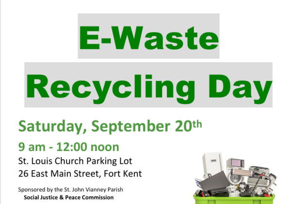 Sept. 20: E-Waste Recyling Day