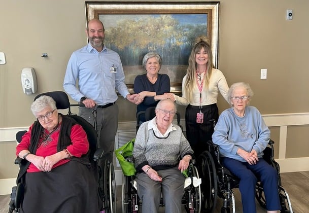 Ladies of St. Anne Honor Member w/ Donation to forest Hill Manor