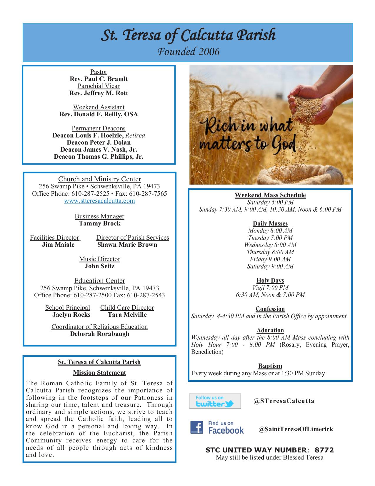 august 3, 2025 Bulletin