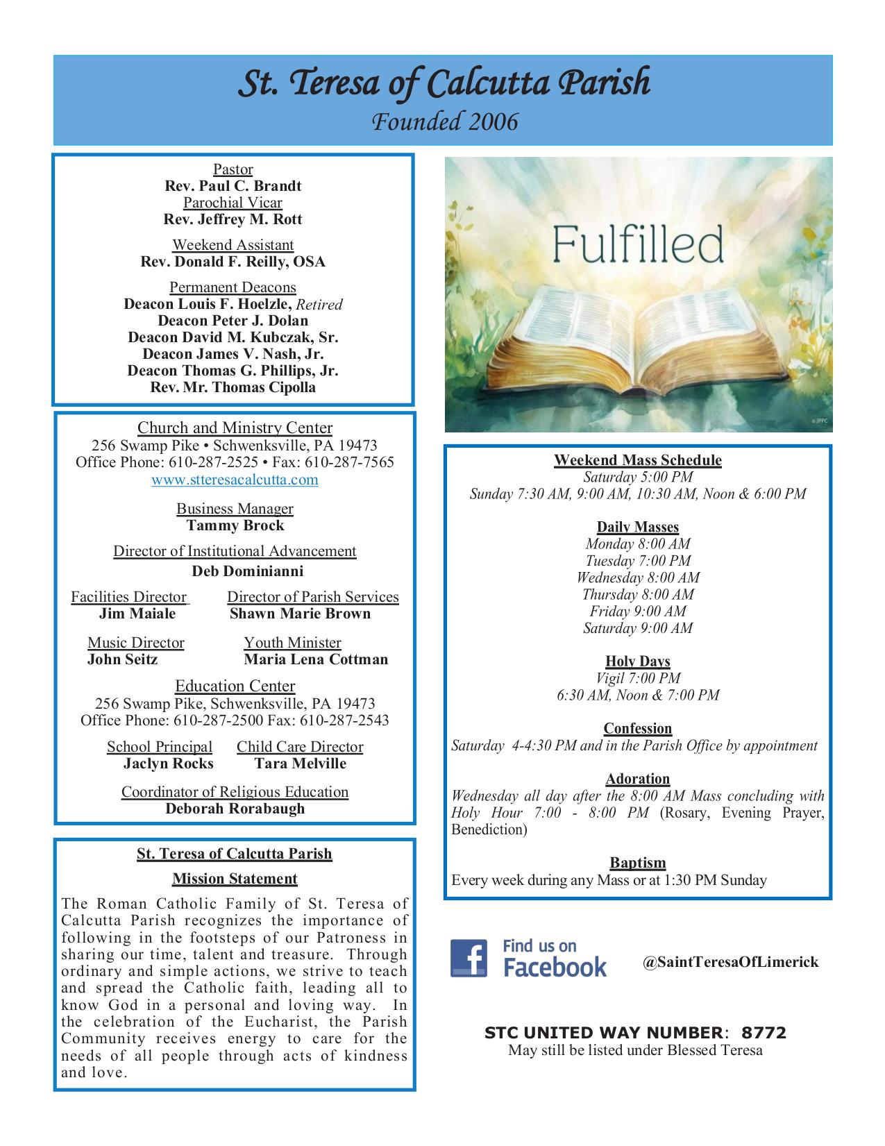 february 15, 2026 Bulletin