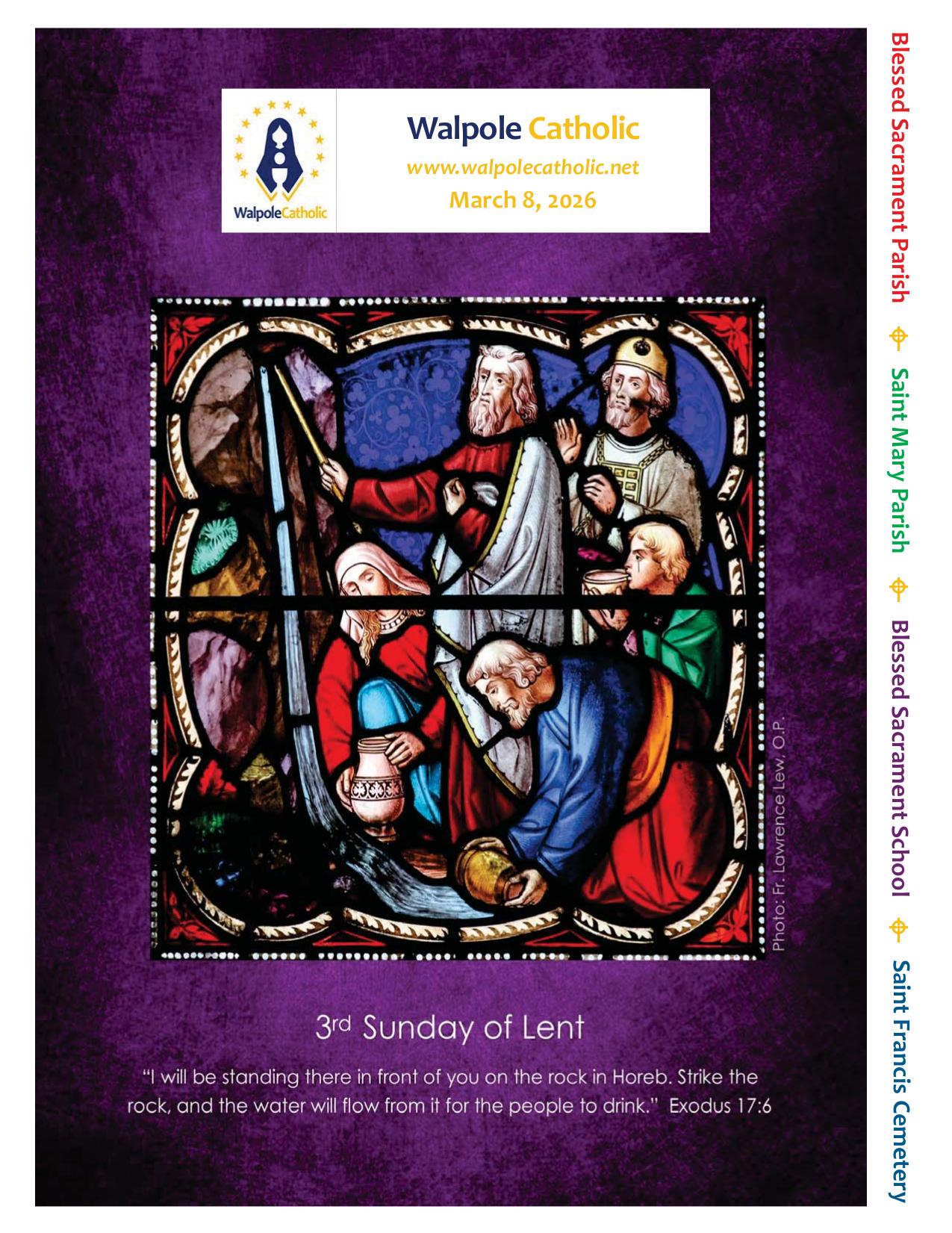 march 8, 2026 Bulletin